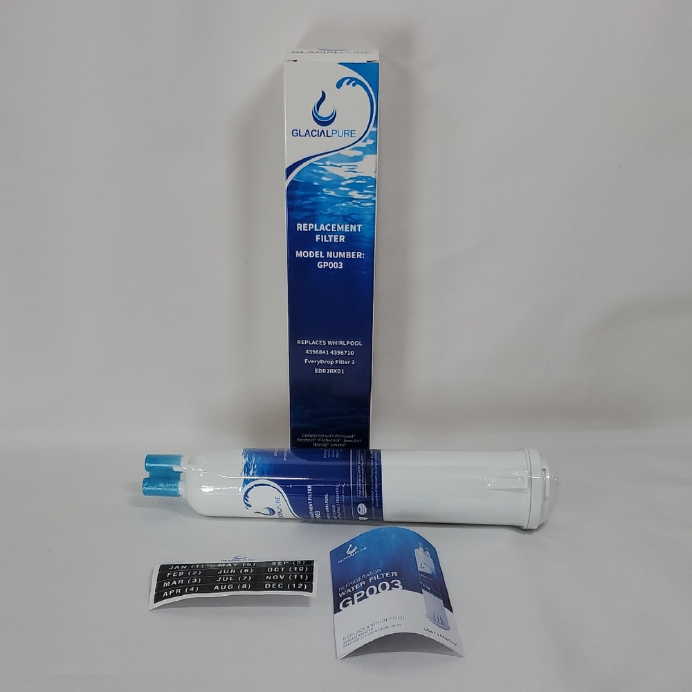 Glacial Pure Model GP003 Replacement Water Filter ~ New Sealed